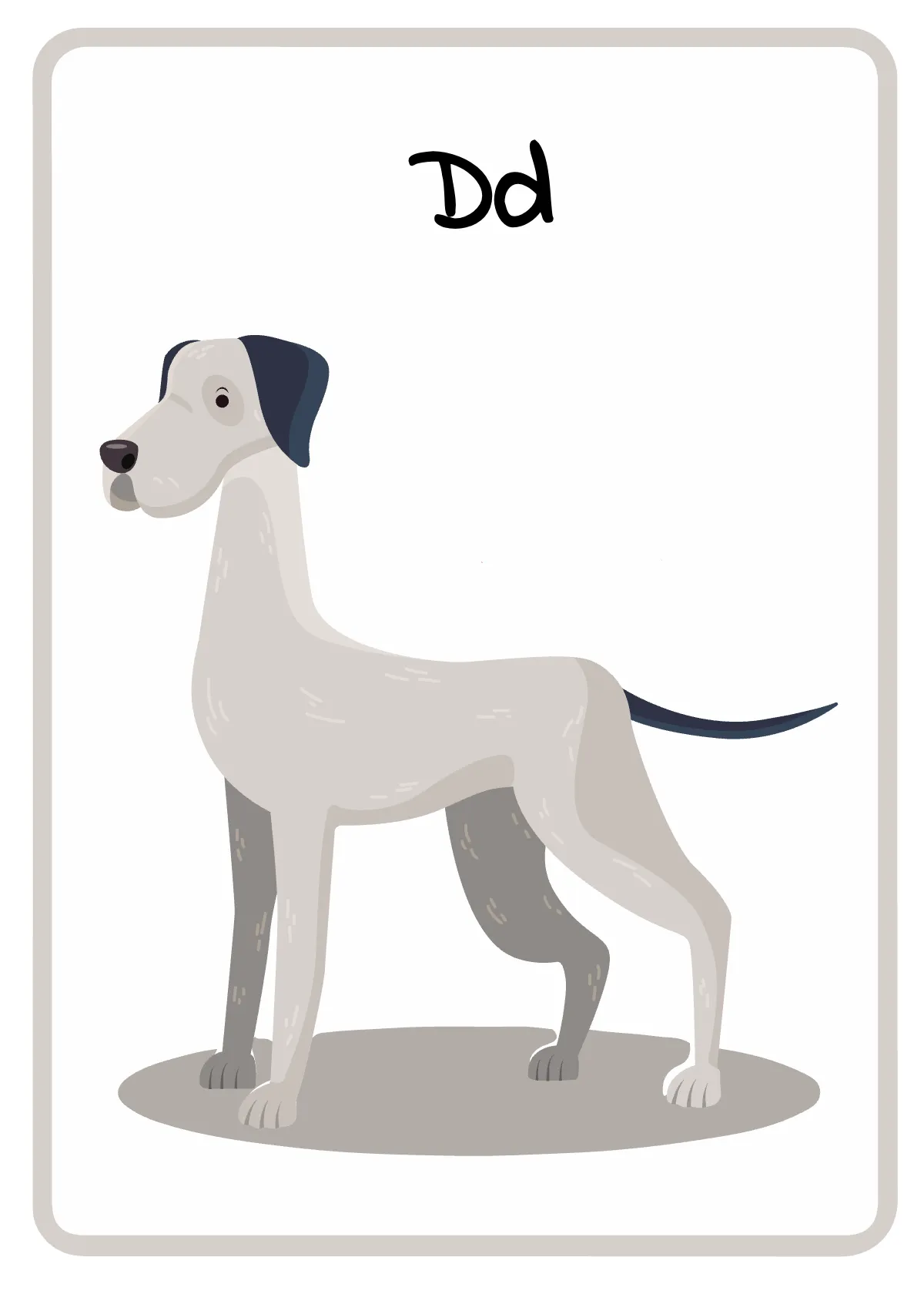 Free Preschool Flash Cards Template to Edit Online