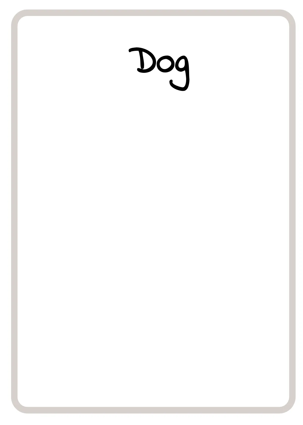 Free Preschool Flash Cards Template to Edit Online