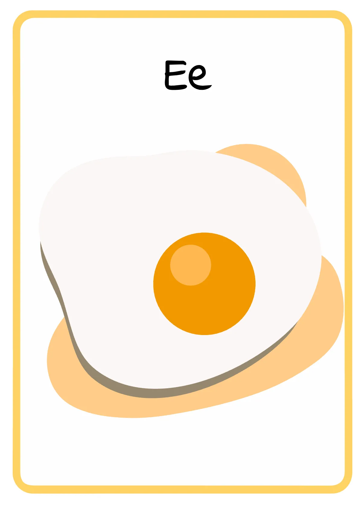 Free Preschool Flash Cards Template to Edit Online