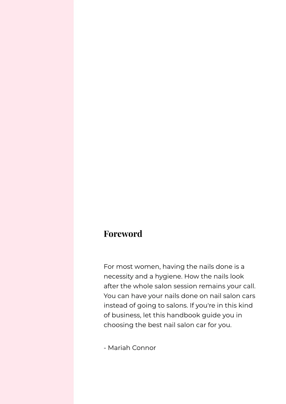 Free Nail Salon Car Magnet Template to Edit Online