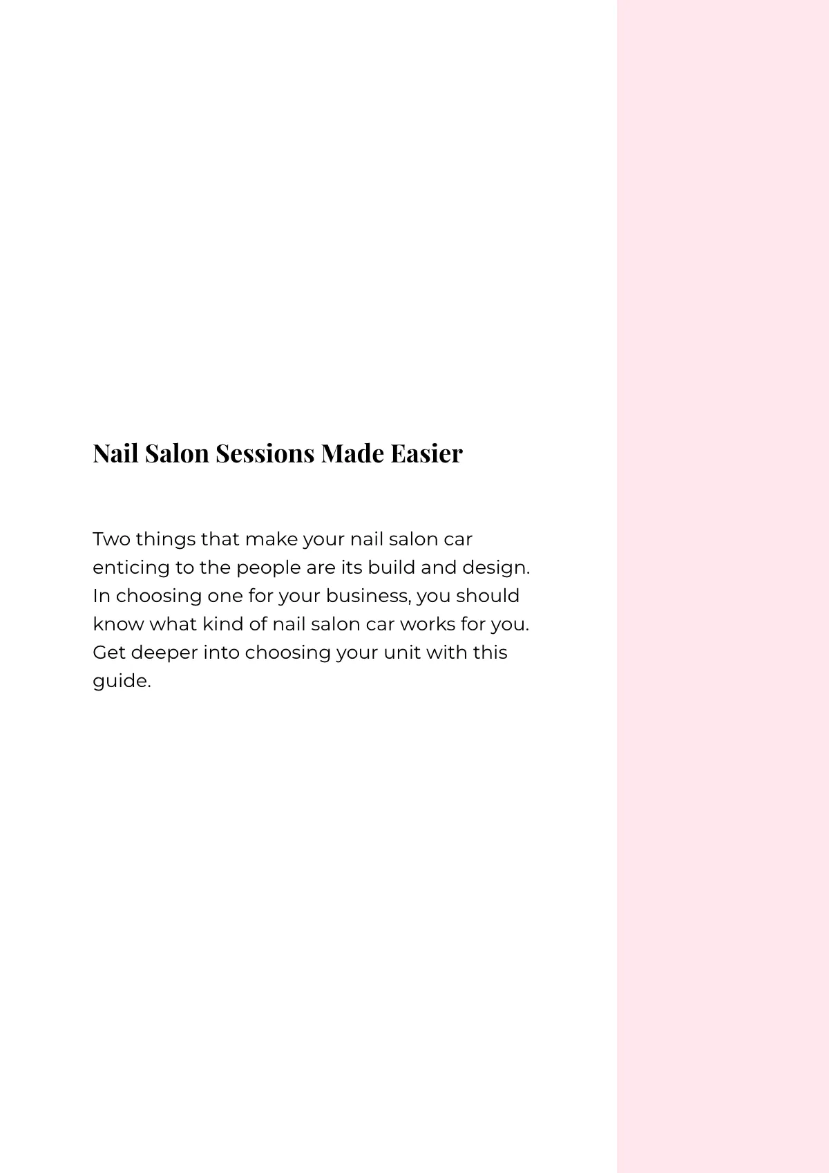 Free Nail Salon Car Magnet Template to Edit Online
