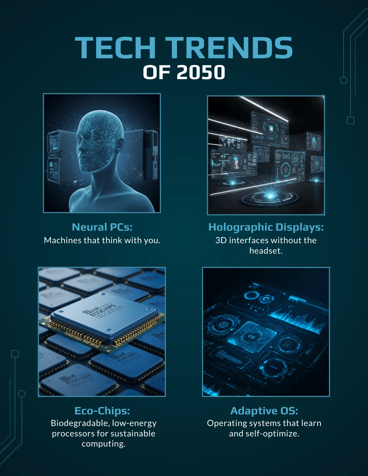 Free Computer Technology Magazine Template to Edit Online