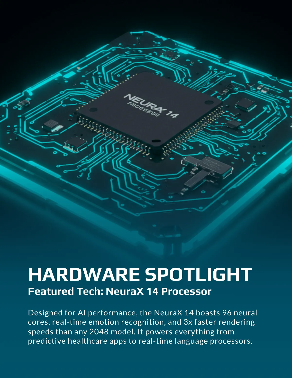 Free Computer Technology Magazine Template to Edit Online