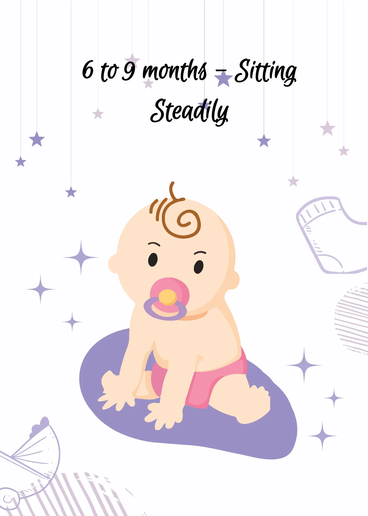Free Baby Milestones Flashcard Template to Edit Online