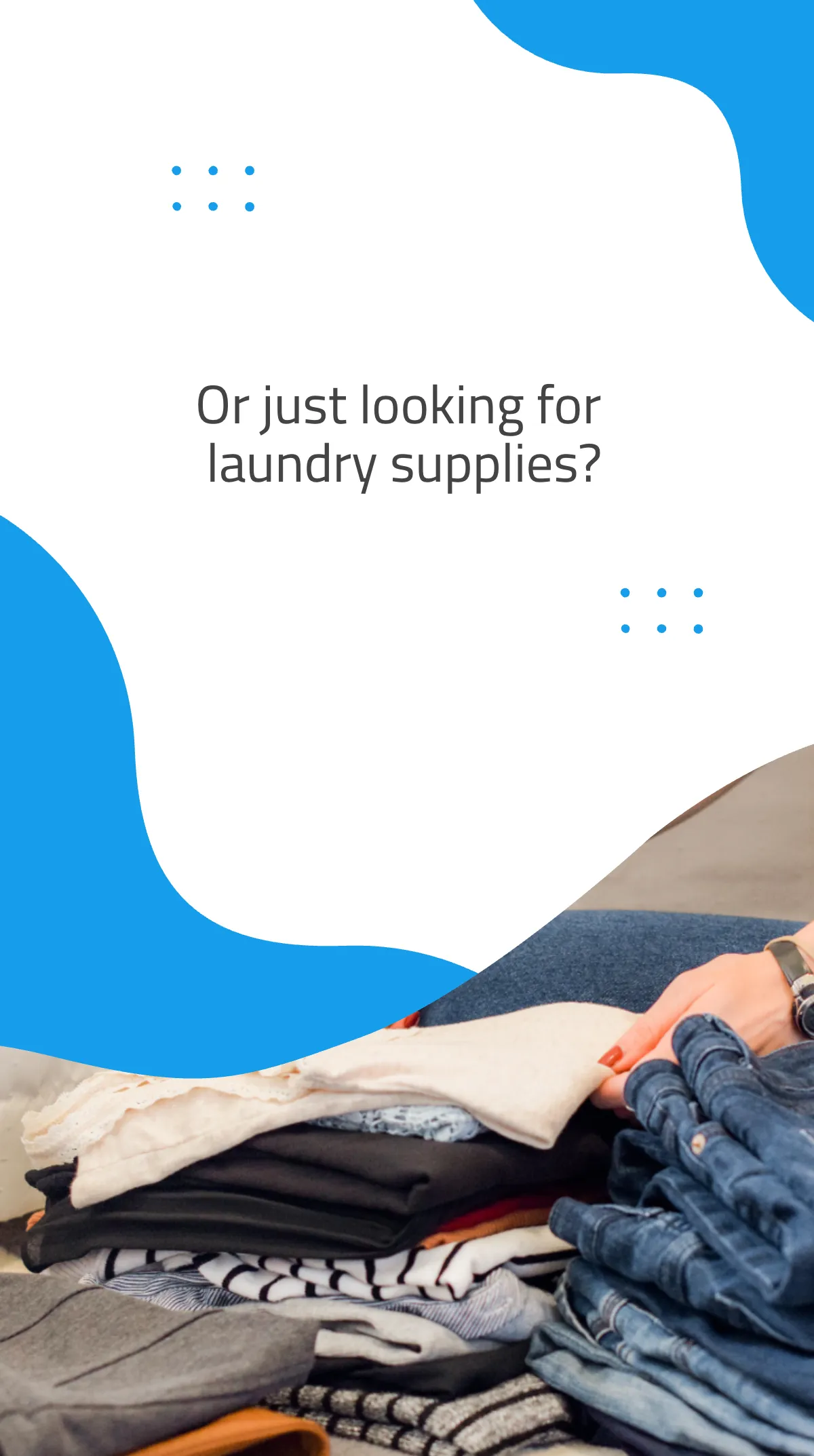 Free Laundry Store Instagram Story Template to Edit Online