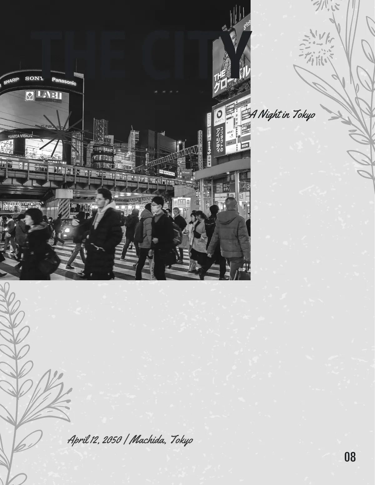 Free Black And White Travel Photo Book Template to Edit Online