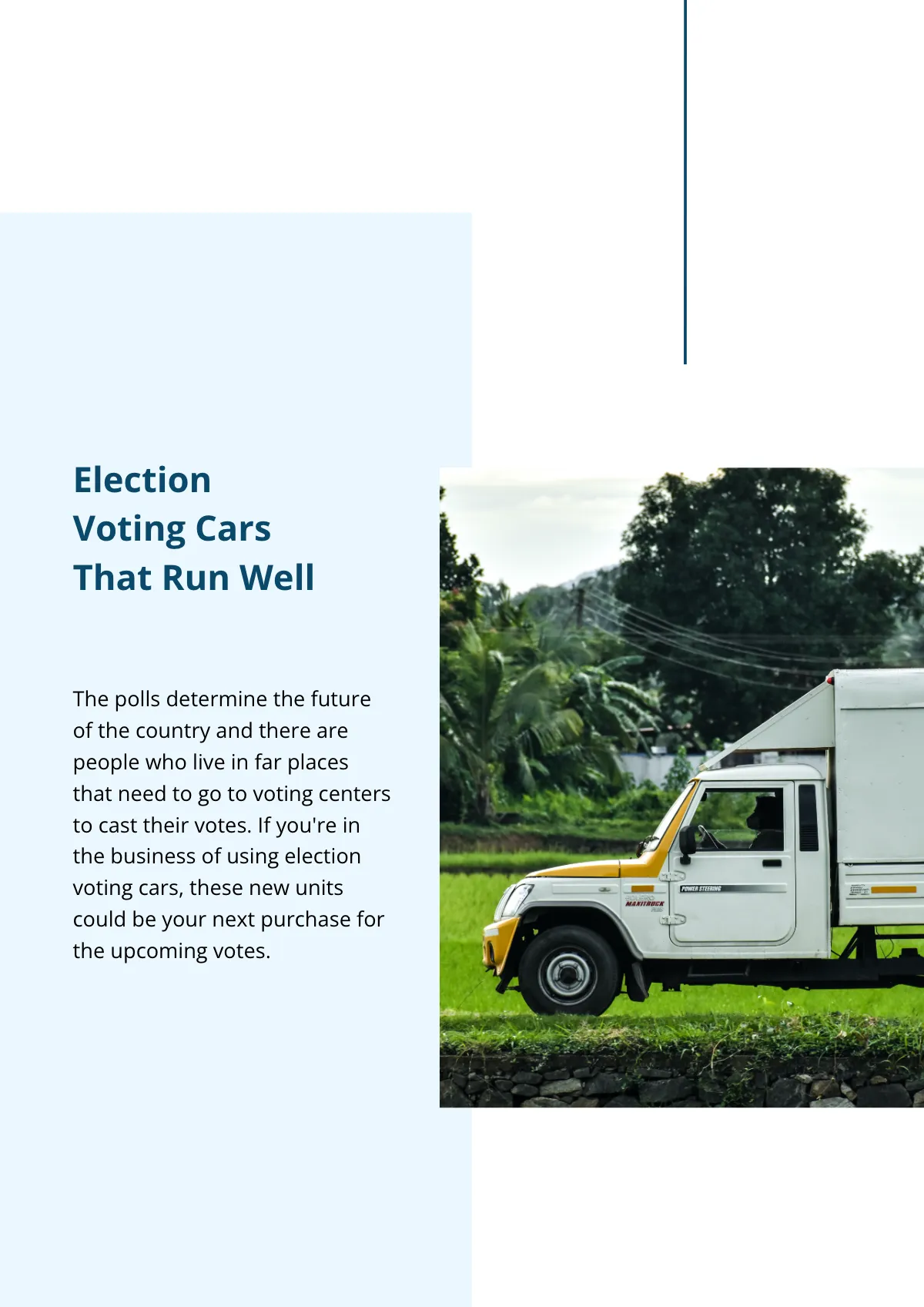 Free Elections Voting Car Magnet Template to Edit Online