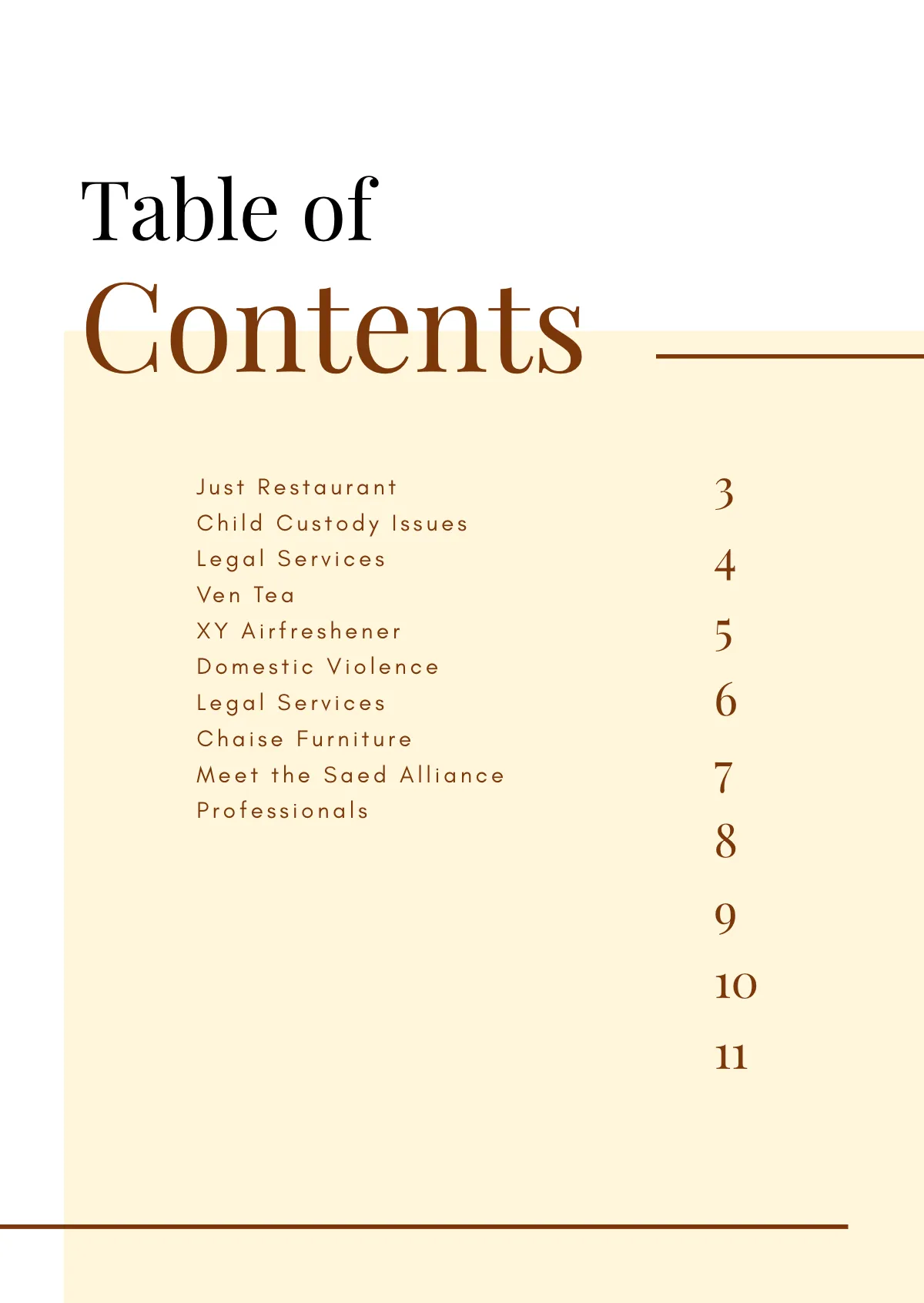 Free Law Firm Booklet Template to Edit Online