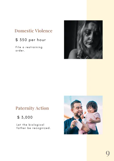 Free Law Firm Booklet Template to Edit Online