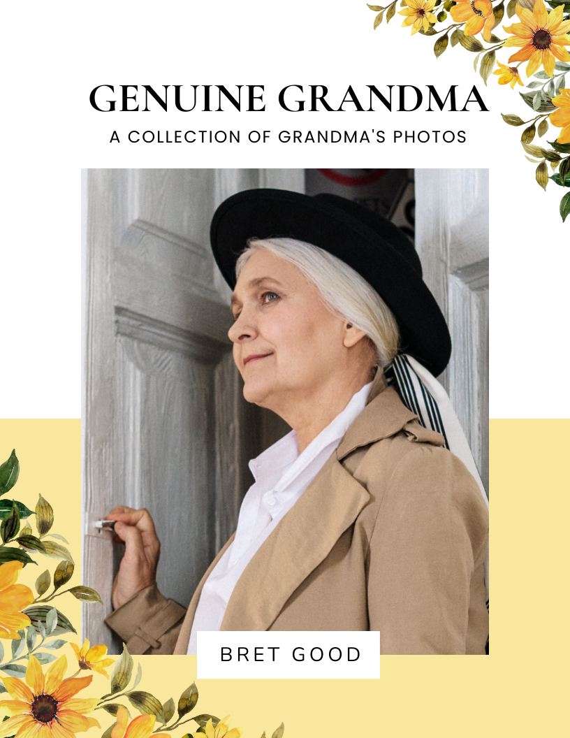 Free Grandma's Brag Photo Book Template