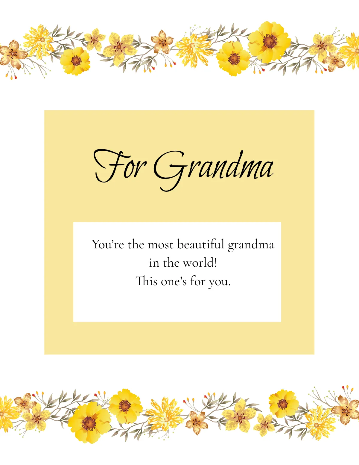 Free Grandma's Brag Photo Book Template to Edit Online