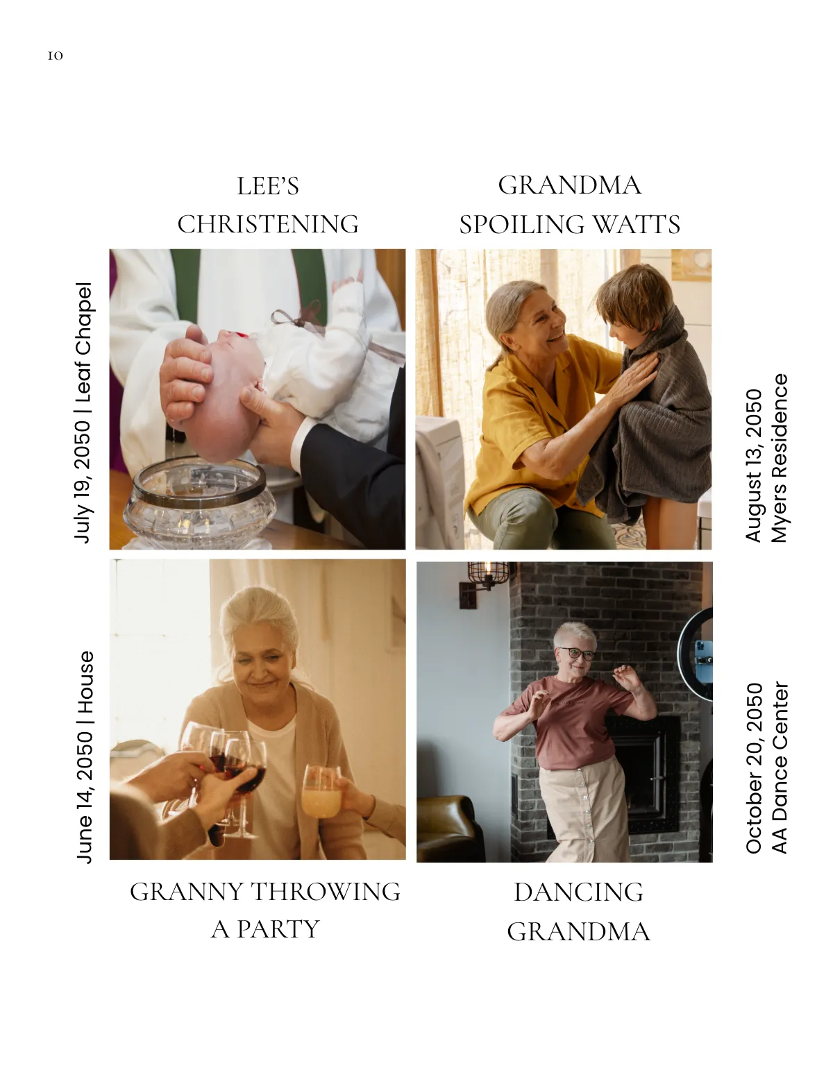 Free Grandma's Brag Photo Book Template to Edit Online