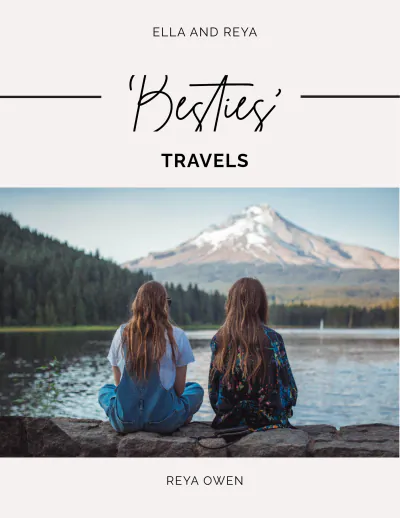 Free Best Friends Travel Photo Book Template to Edit Online