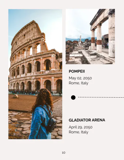 Free Best Friends Travel Photo Book Template to Edit Online