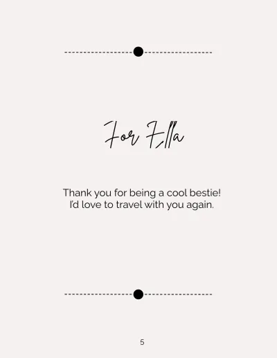 Free Best Friends Travel Photo Book Template to Edit Online