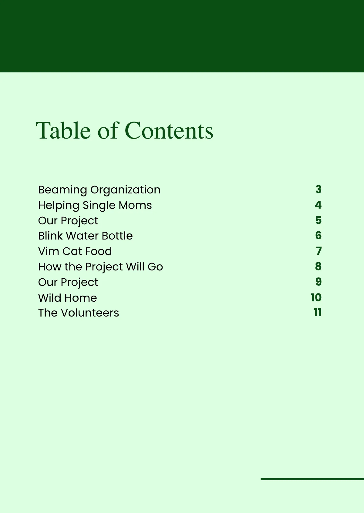Free Project Booklet Template to Edit Online