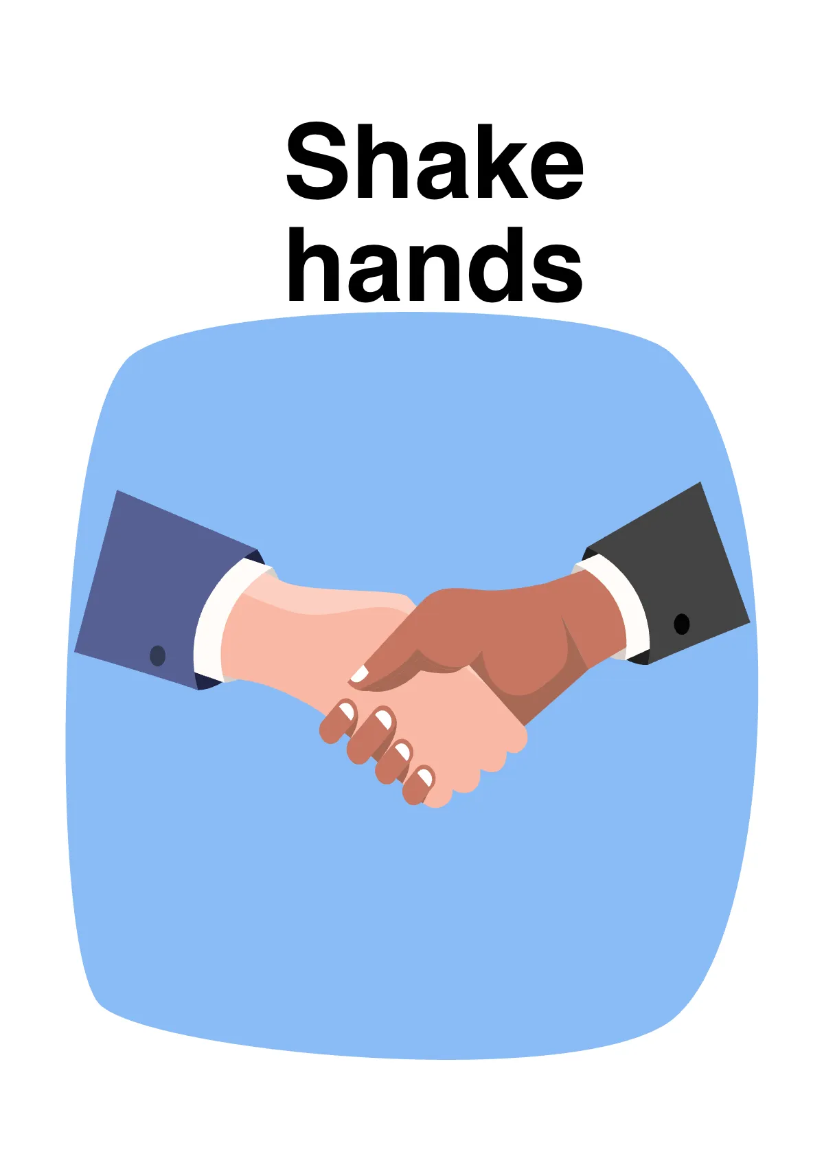 Free Gesture Flashcard Template to Edit Online