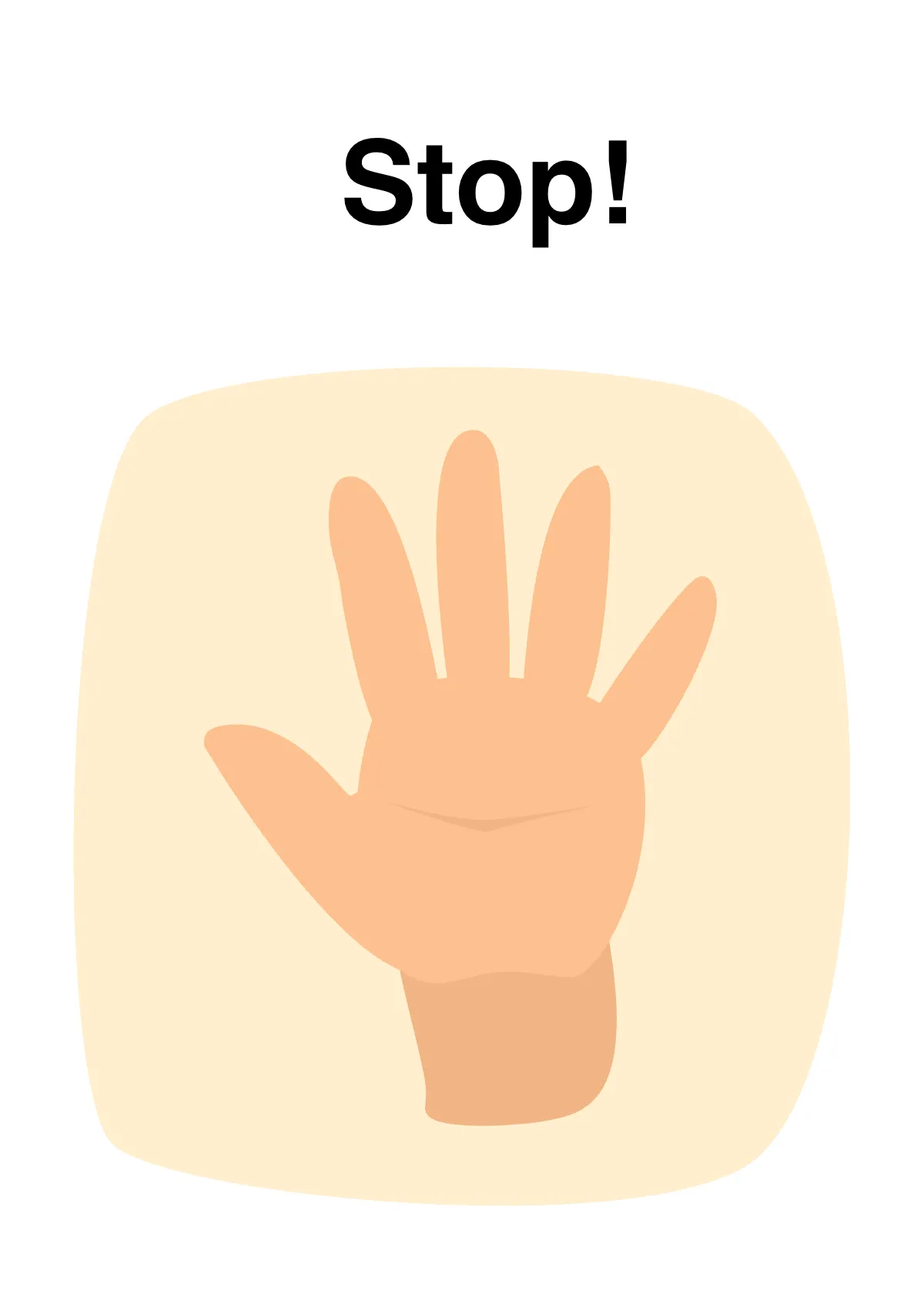 Free Gesture Flashcard Template to Edit Online