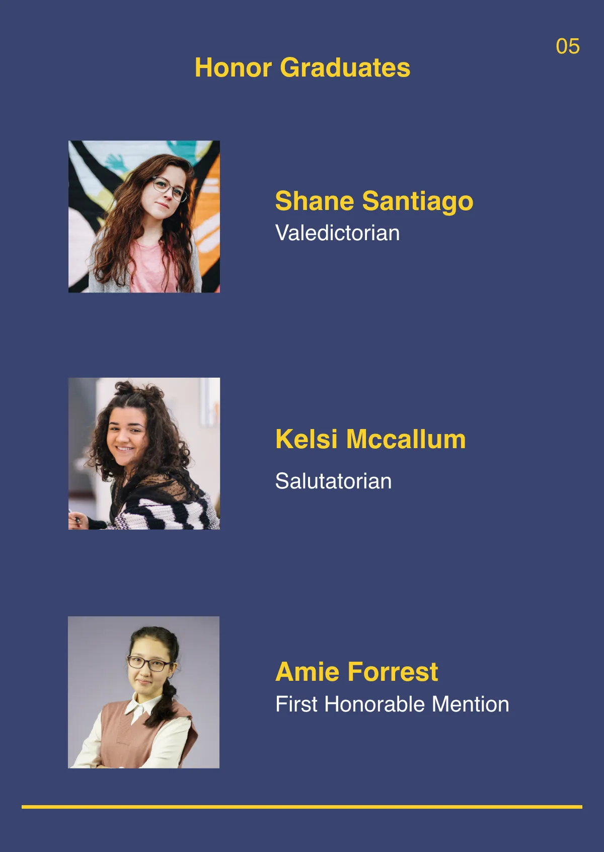 Free Graduation Booklet Template to Edit Online