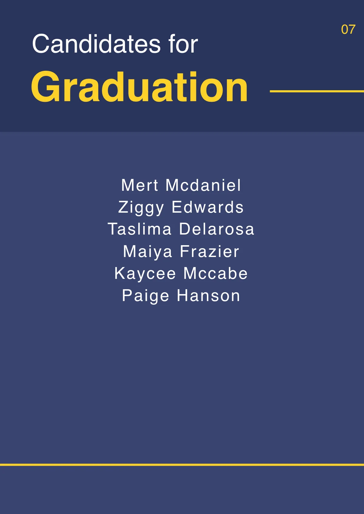 Free Graduation Booklet Template to Edit Online