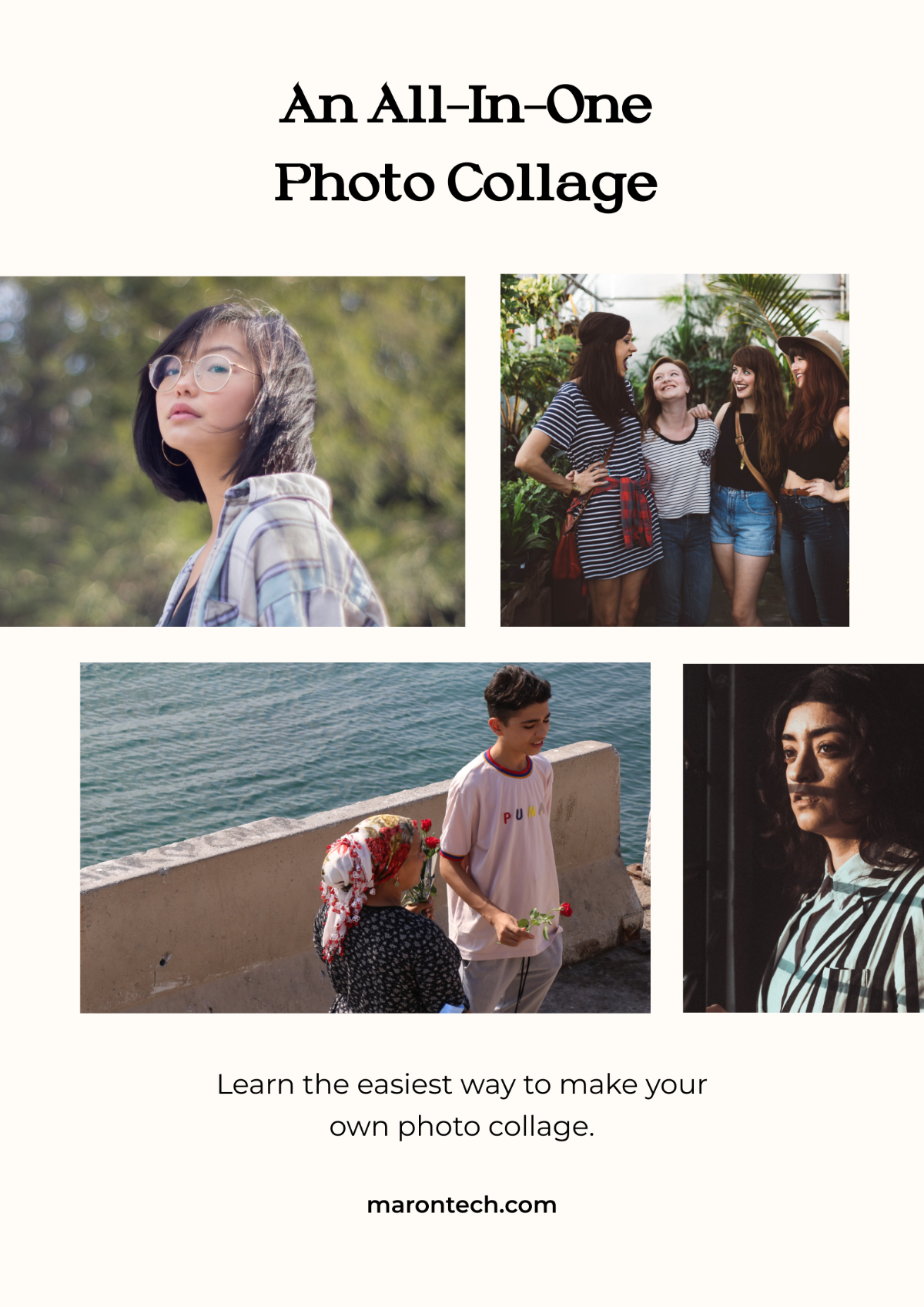 Photo Collage Magnet Template