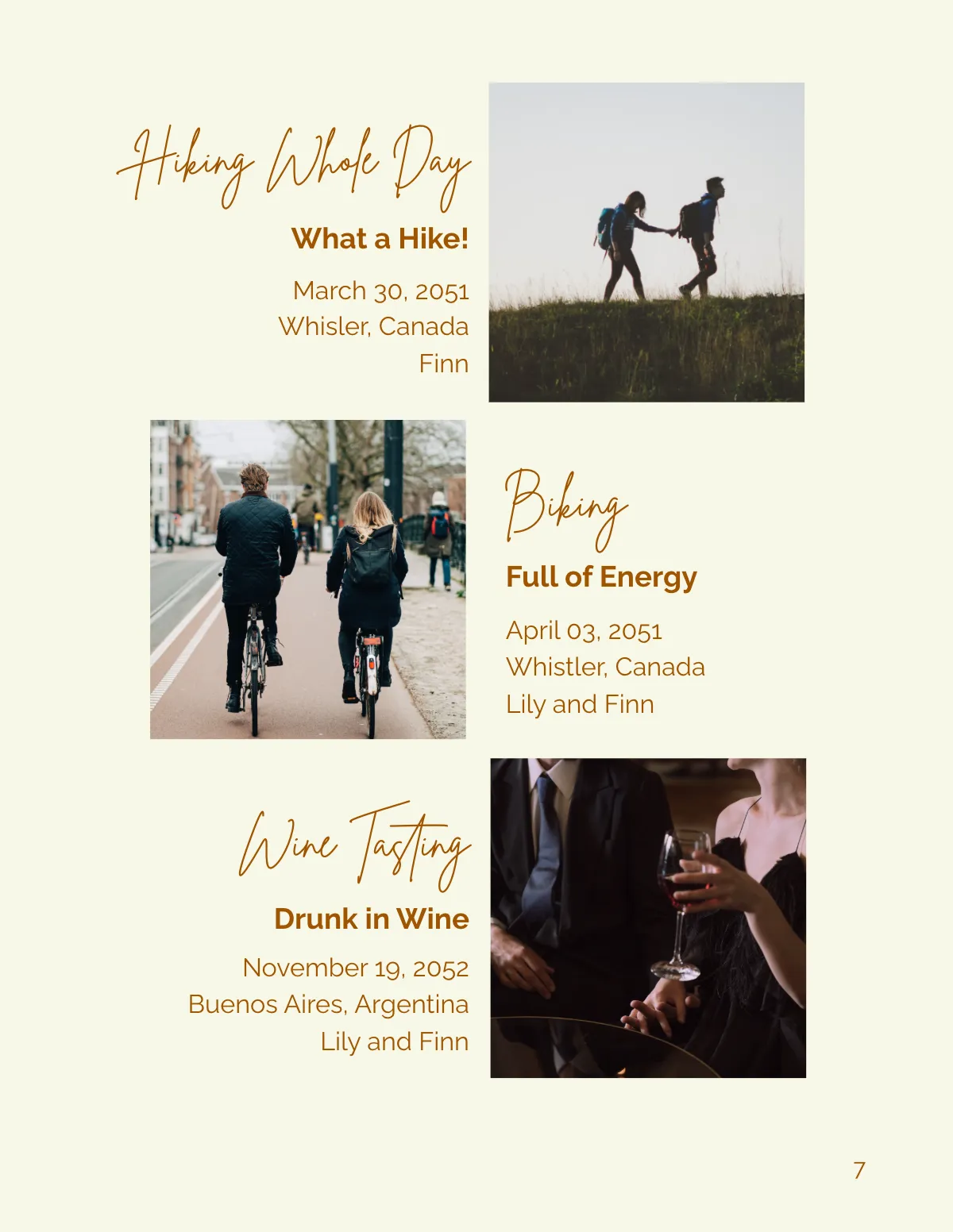 Free Couple Travel Photobook Template to Edit Online