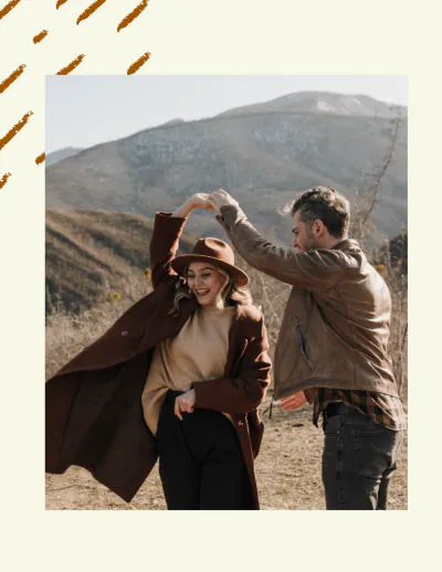 Free Couple Travel Photobook Template to Edit Online