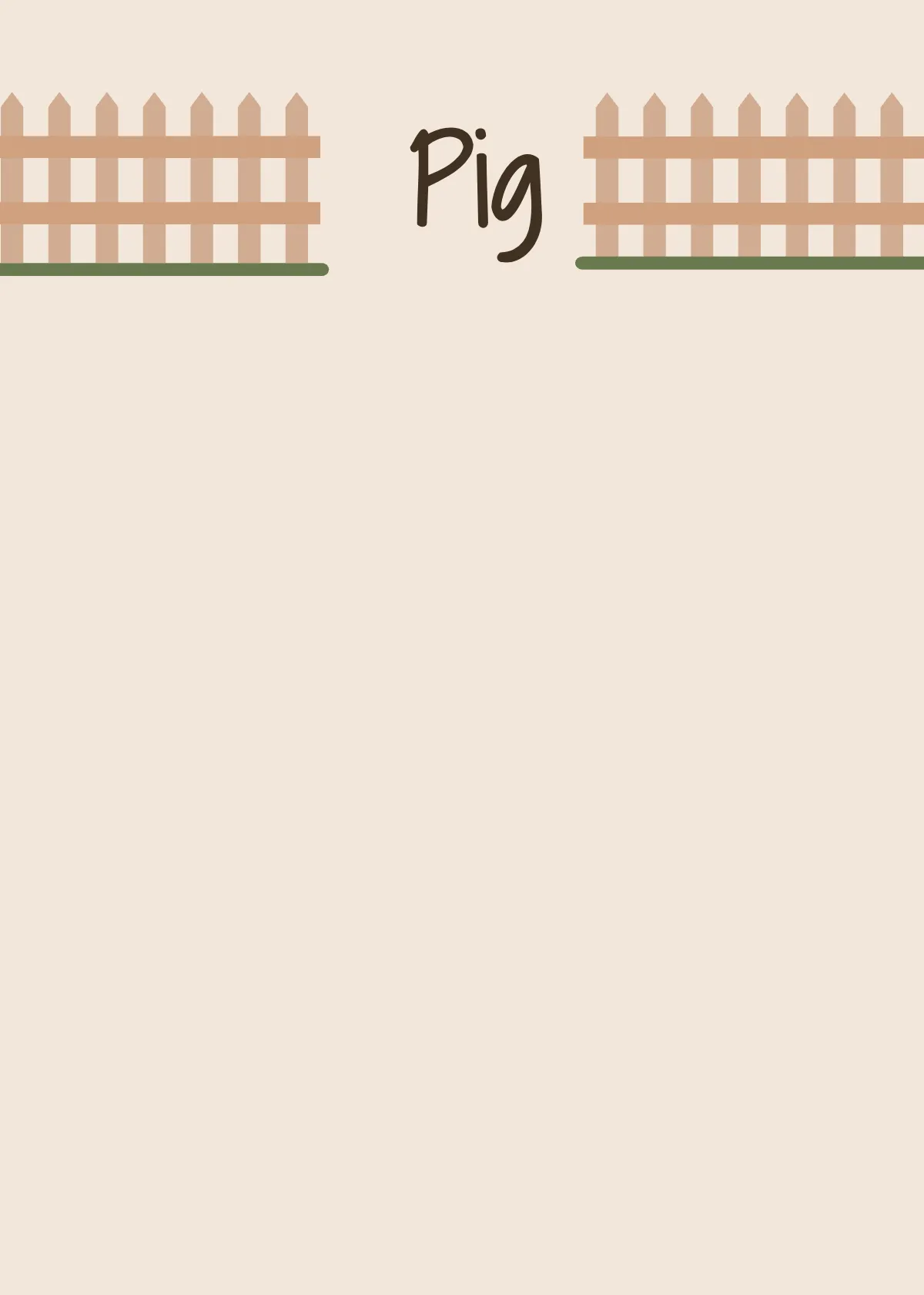 Free Animal Flashcards Template to Edit Online