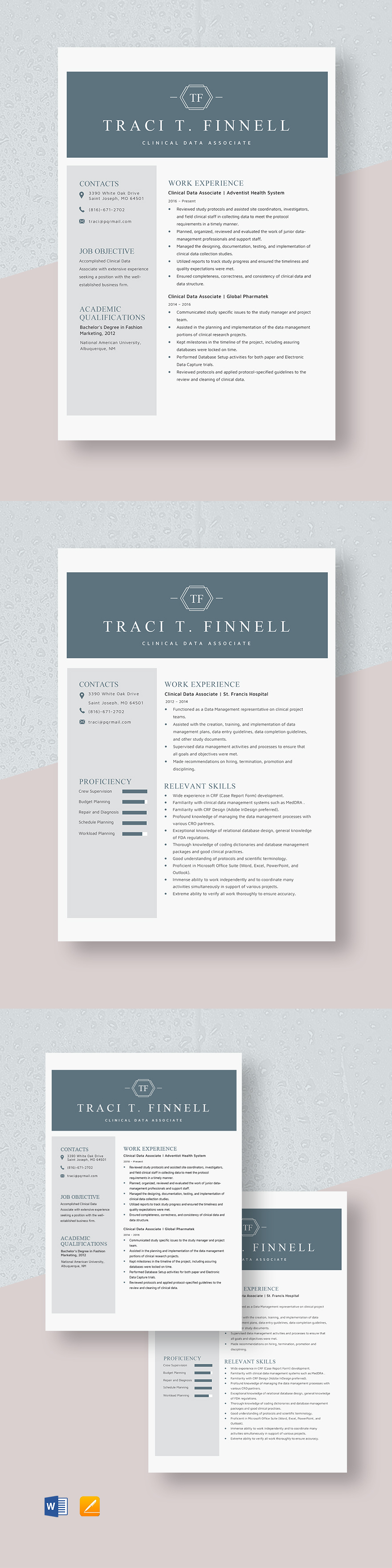 clinical-research-associate-resume-template-word-apple-pages