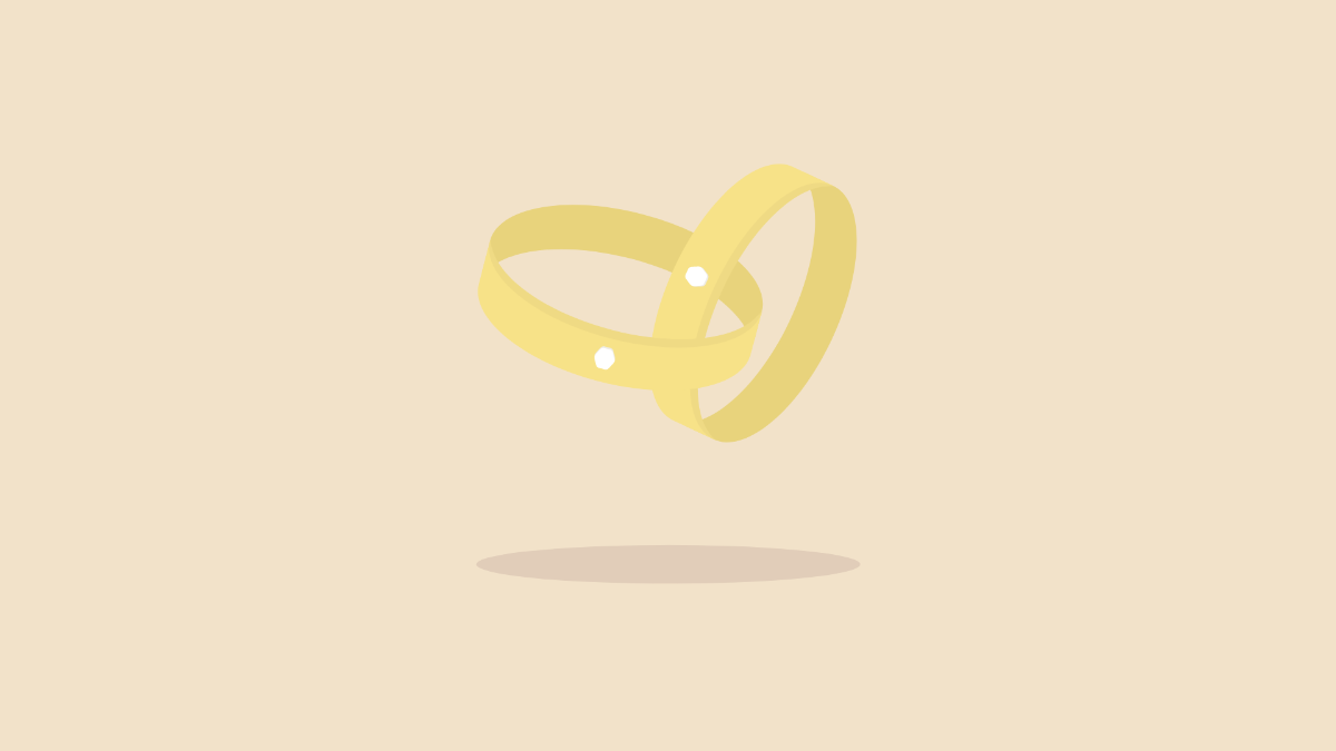 Wedding Ring Background Template