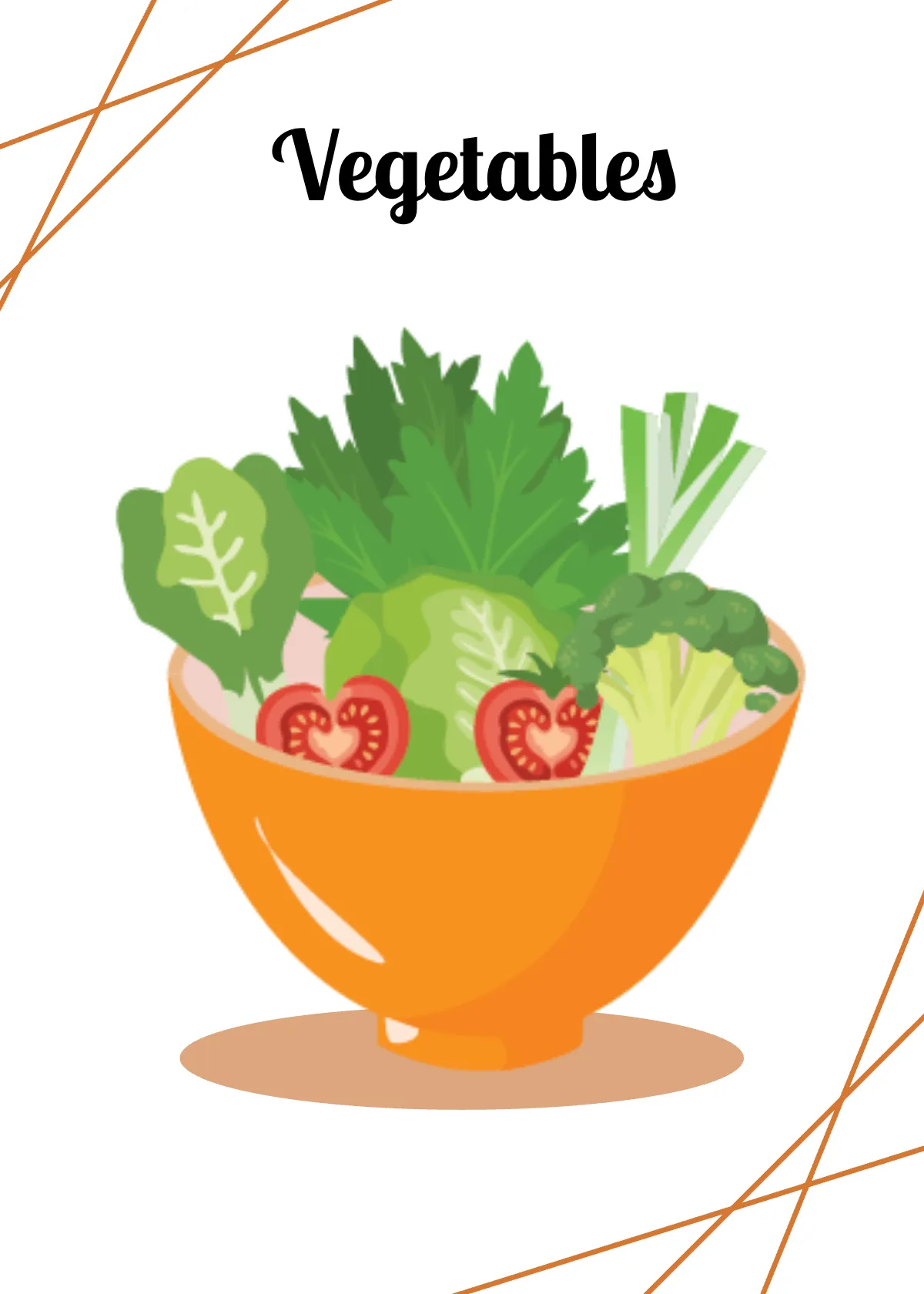 Free Food Flashcard Template to Edit Online