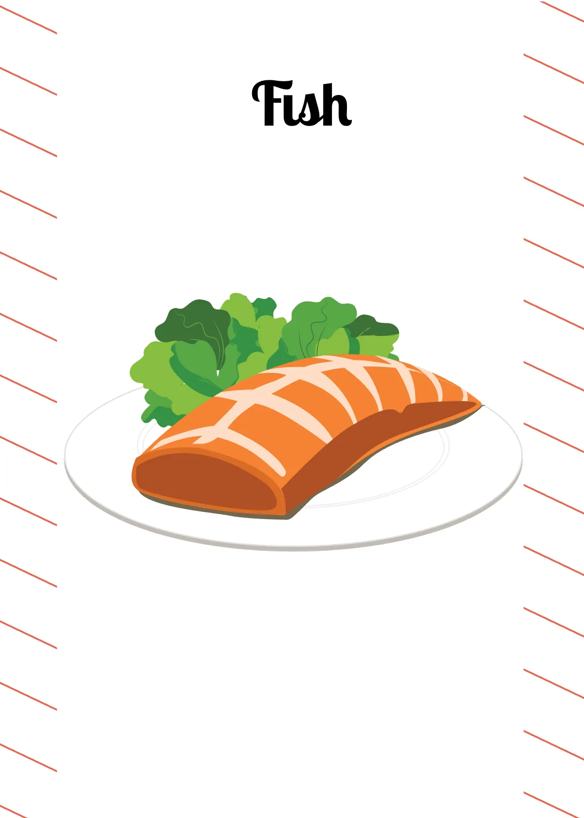 Free Food Flashcard Template to Edit Online