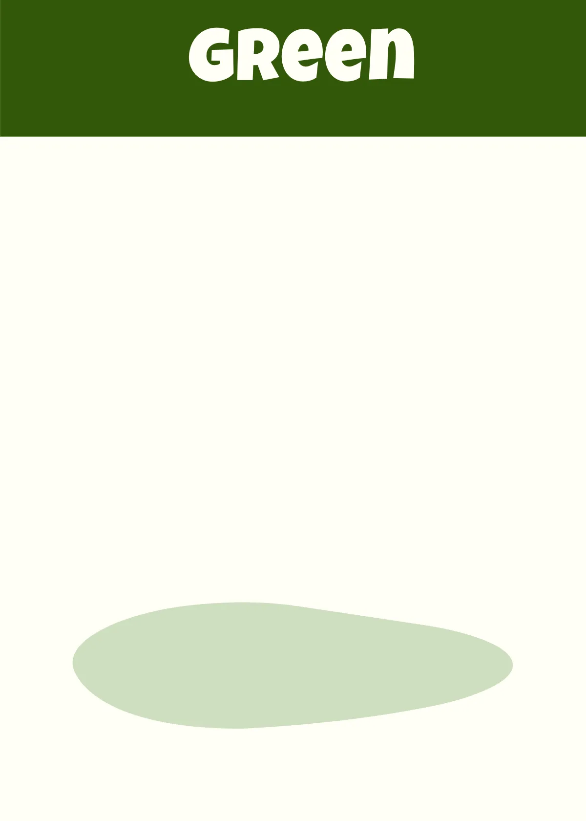 Free Color Names Flashcard Template to Edit Online