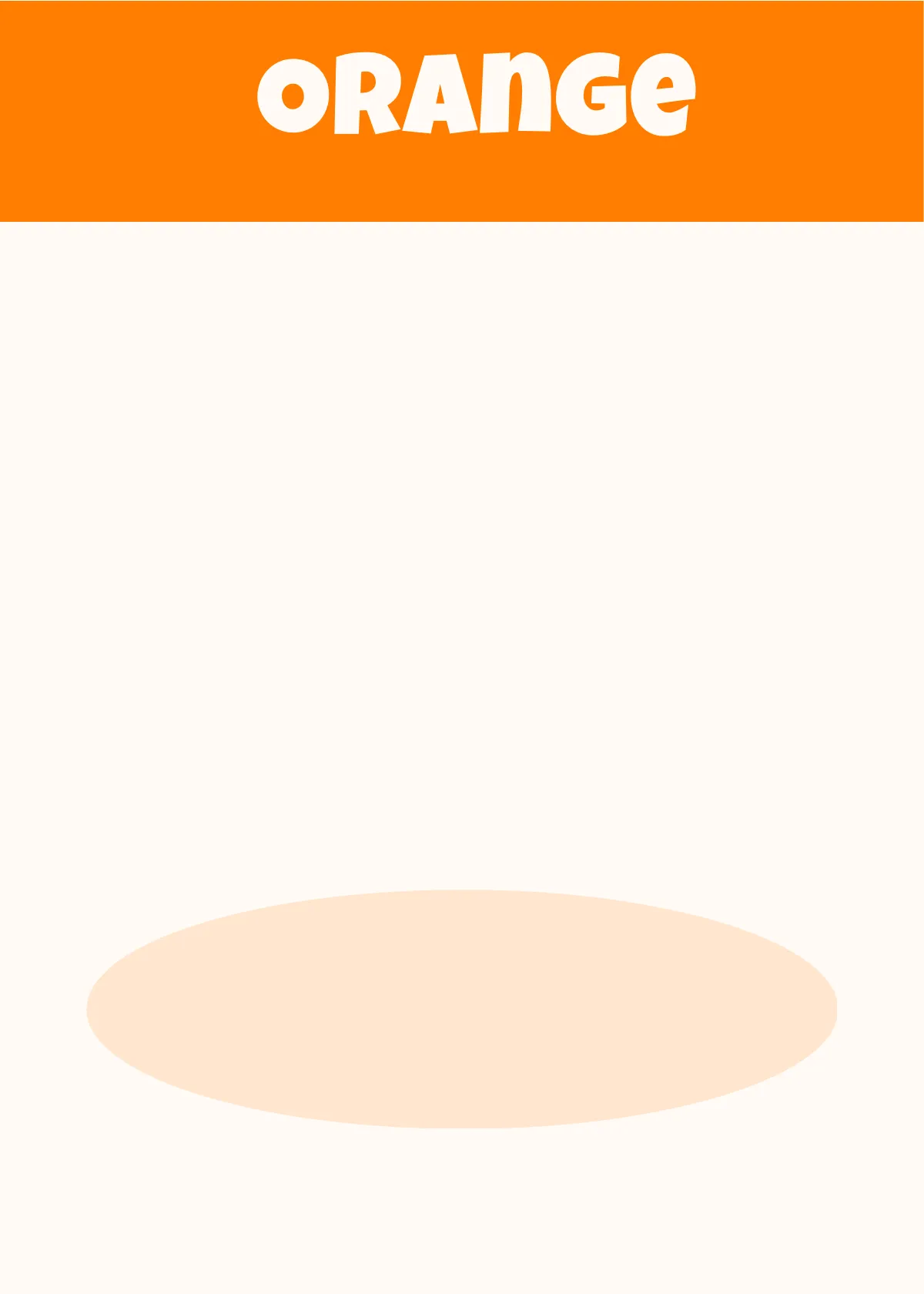 Free Color Names Flashcard Template to Edit Online