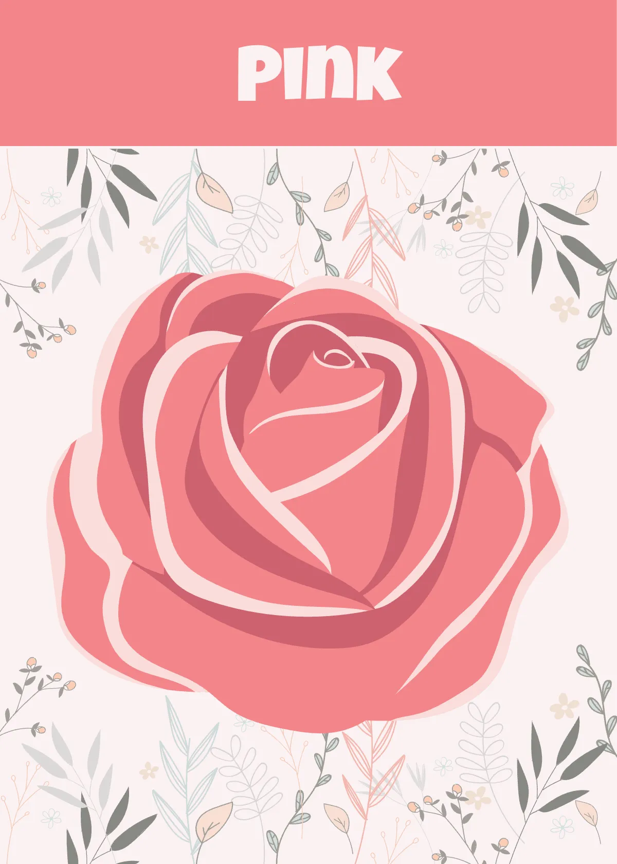 Free Color Names Flashcard Template to Edit Online