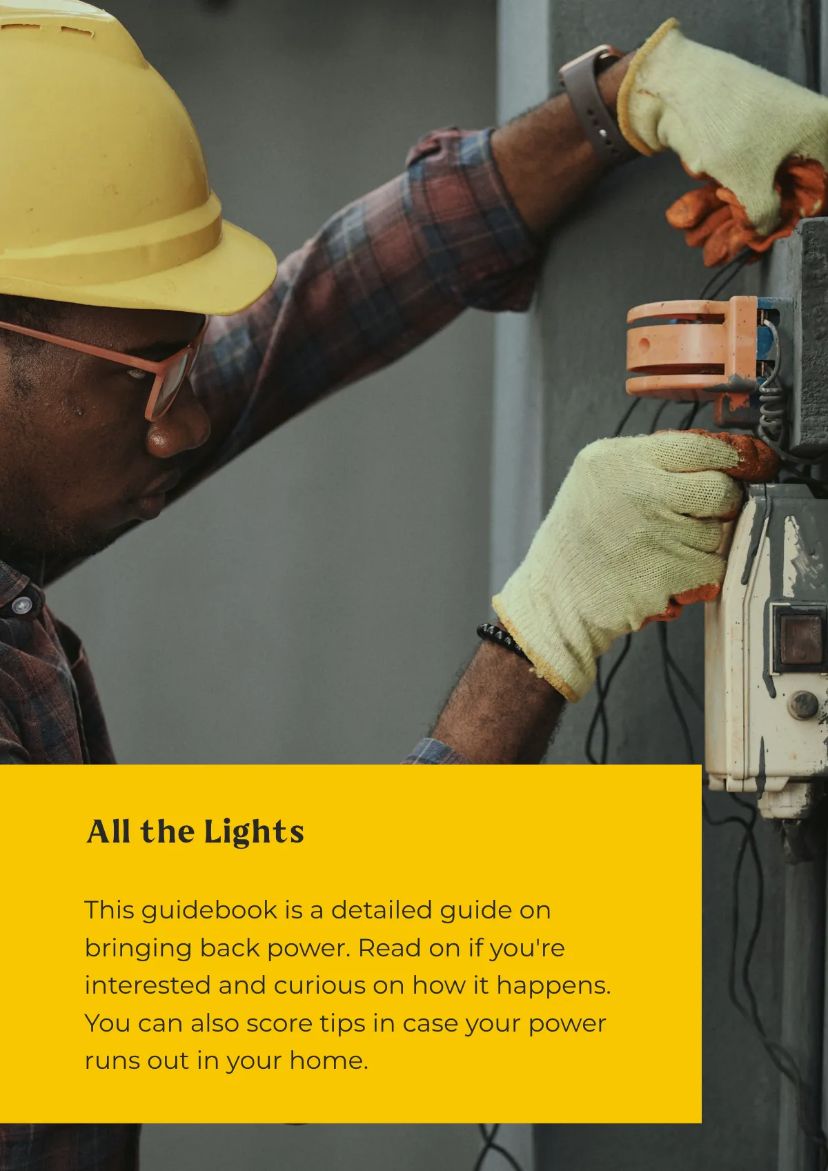 Free Electrician Magnet Template to Edit Online