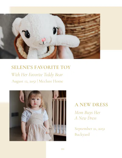 Free Adoption Photo Book Template to Edit Online