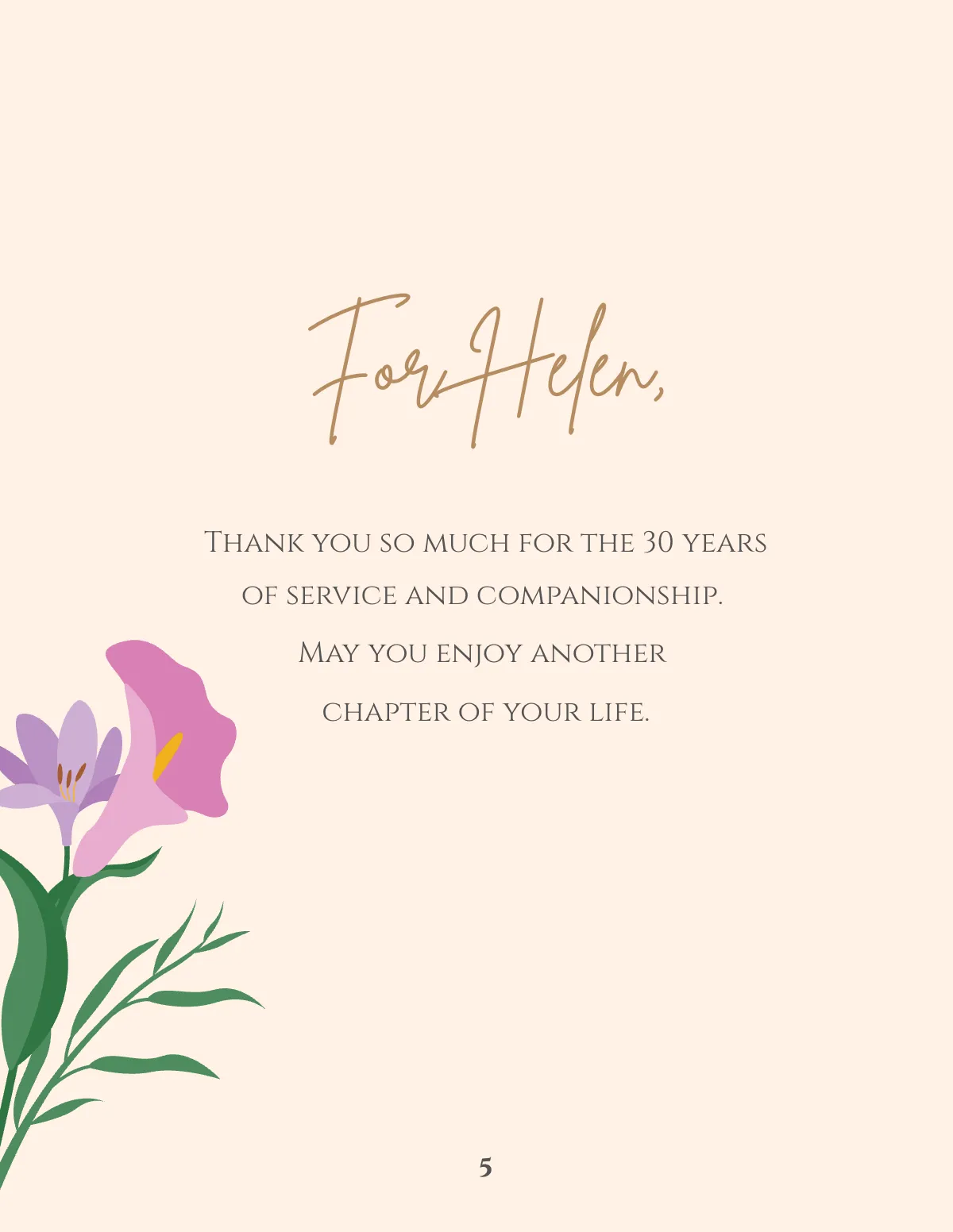 Free Retirement Photo Book Template to Edit Online