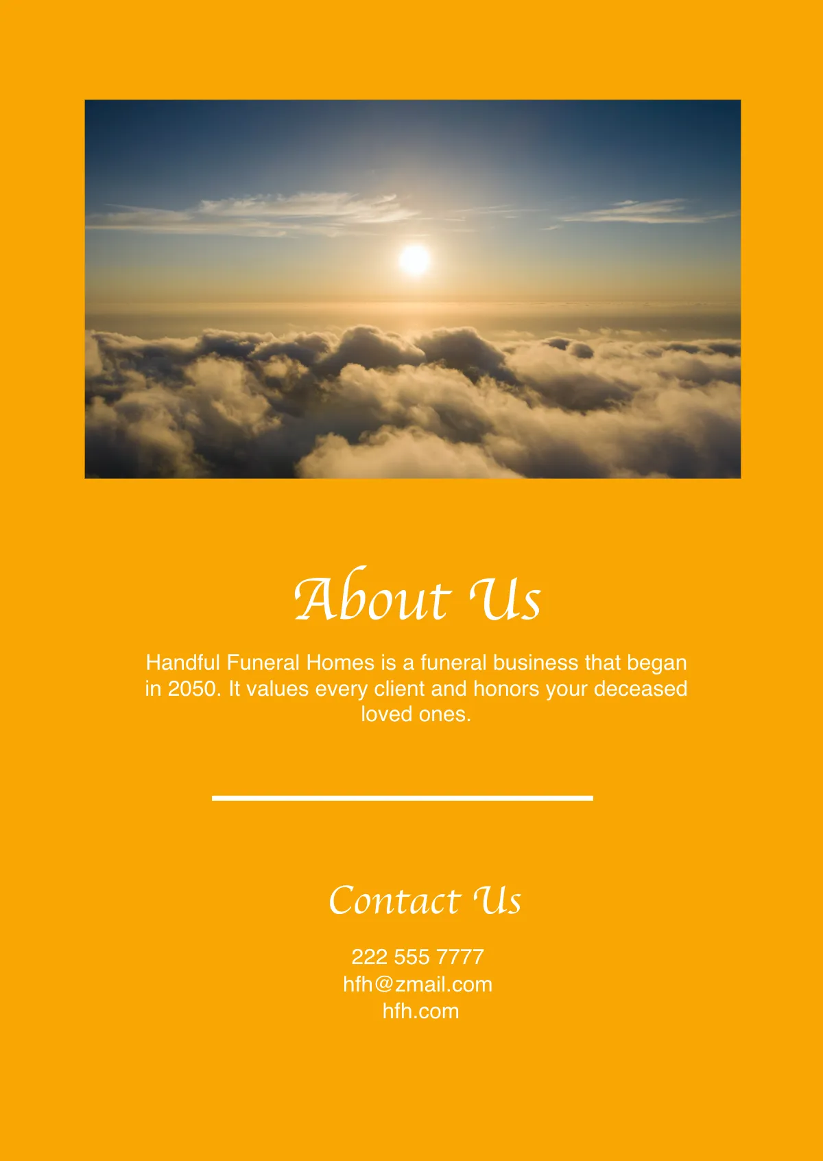 Free Funeral Booklet Template to Edit Online