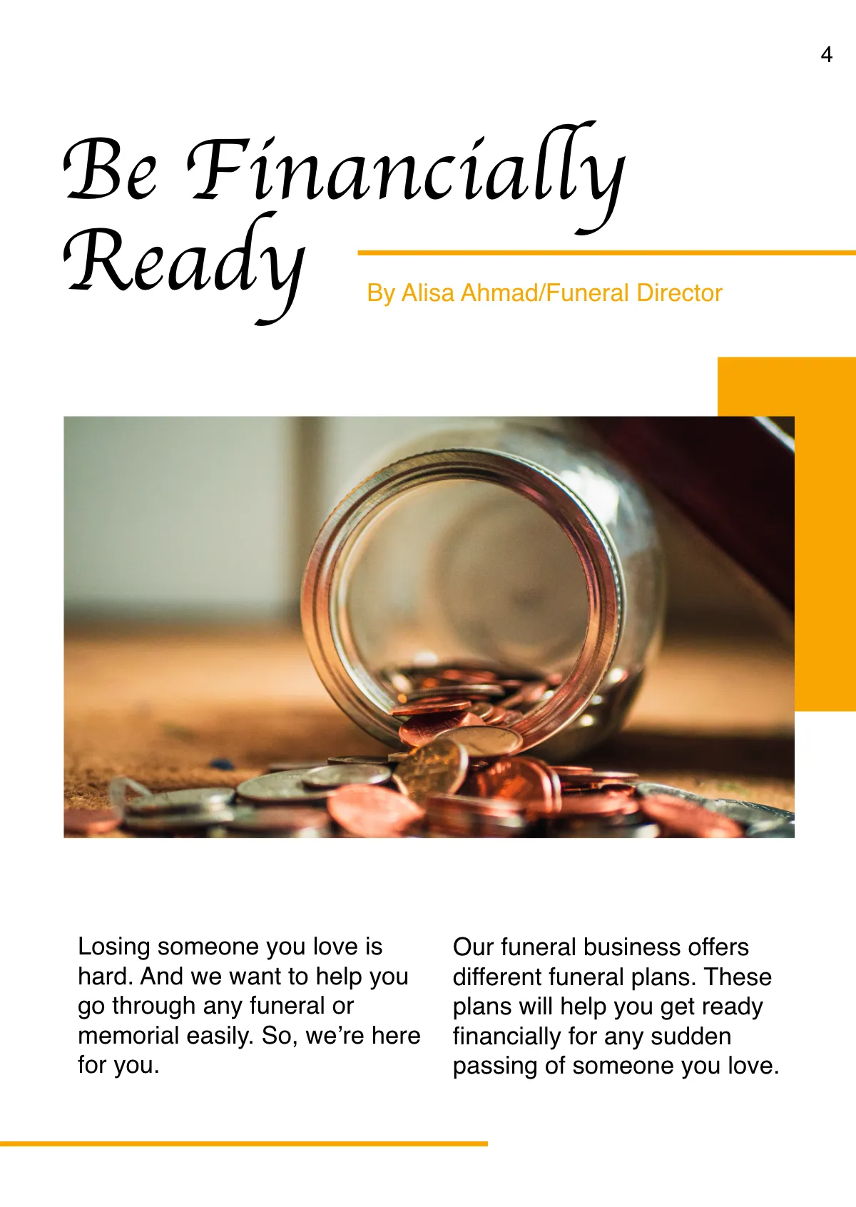 Free Funeral Booklet Template to Edit Online