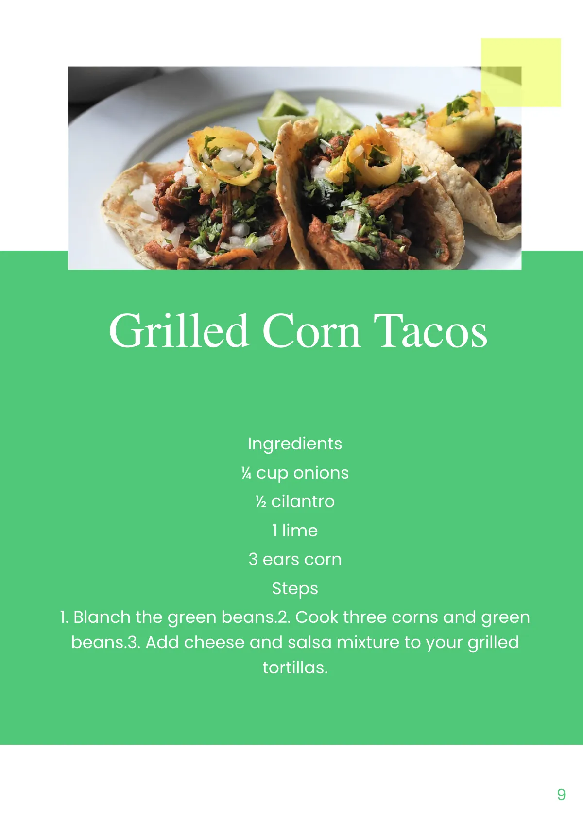 Free Recipe Booklet Template to Edit Online