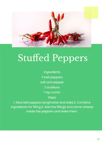 Free Recipe Booklet Template to Edit Online