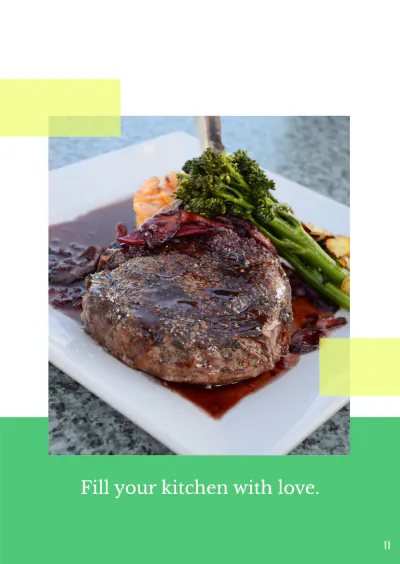 Free Recipe Booklet Template to Edit Online