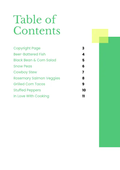 Free Recipe Booklet Template to Edit Online