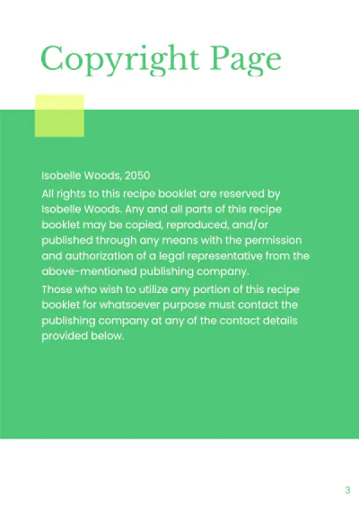 Free Recipe Booklet Template to Edit Online