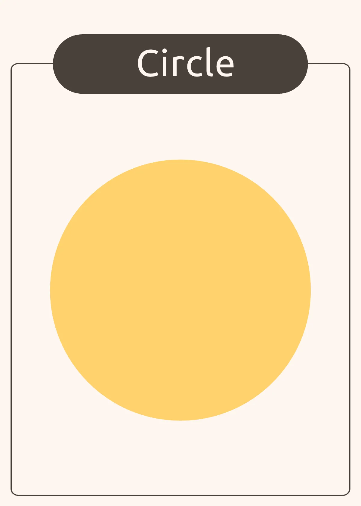 Free Shapes Flashcard Template to Edit Online