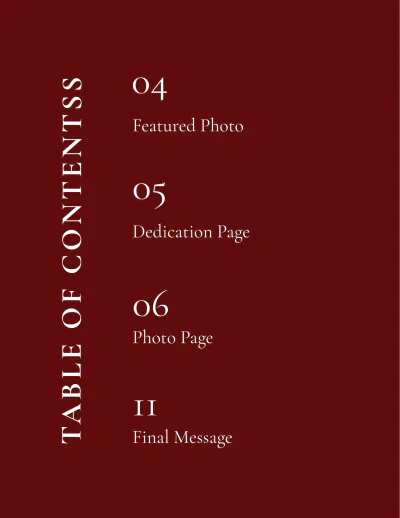 Free Family History Photo Book Template to Edit Online
