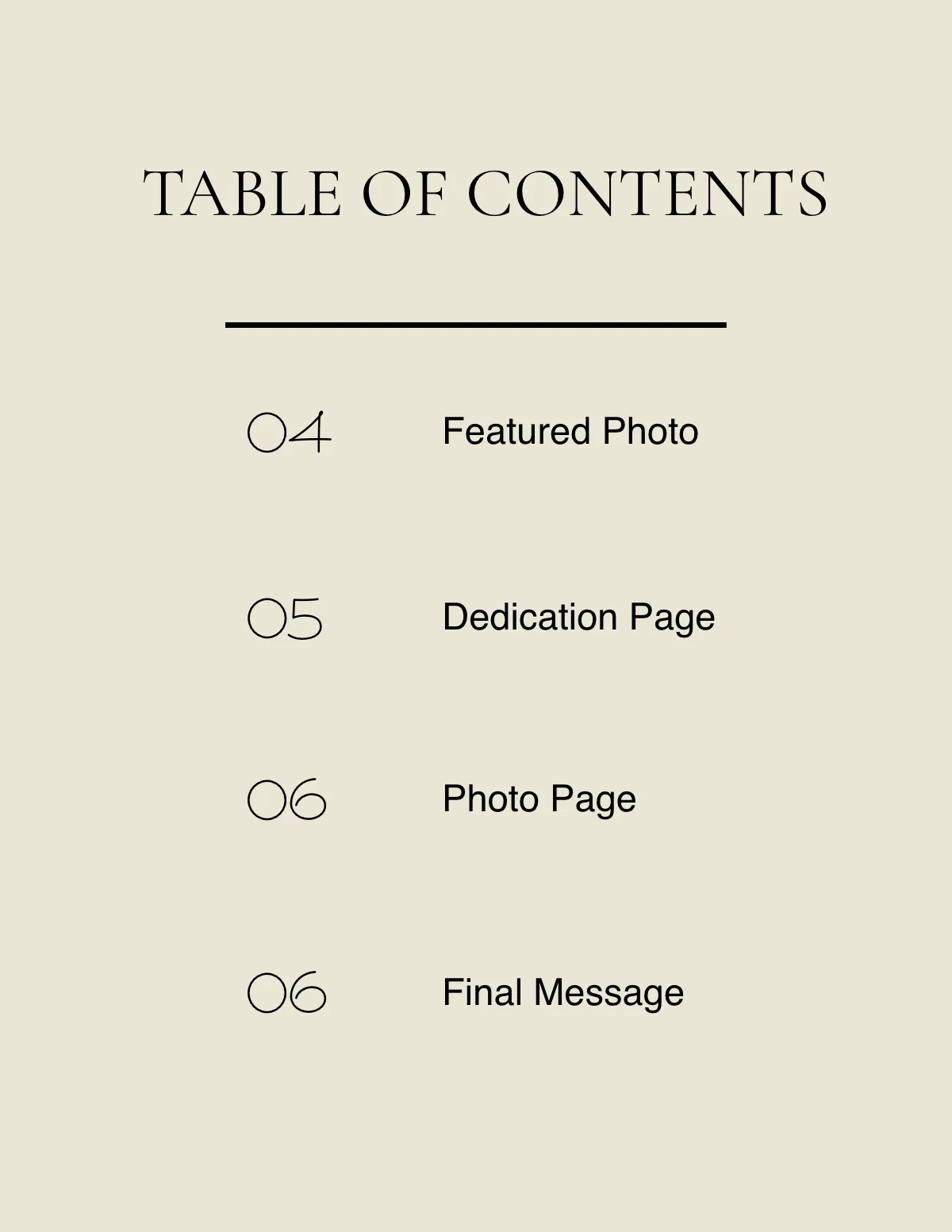Free Memorial Photo Book Template to Edit Online