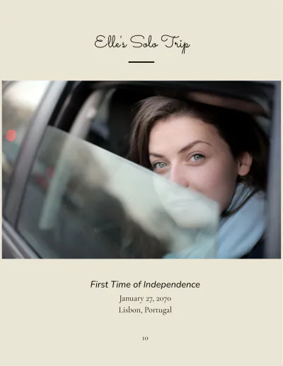 Free Memorial Photo Book Template to Edit Online