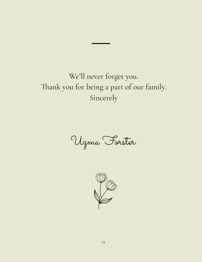 Free Memorial Photo Book Template to Edit Online